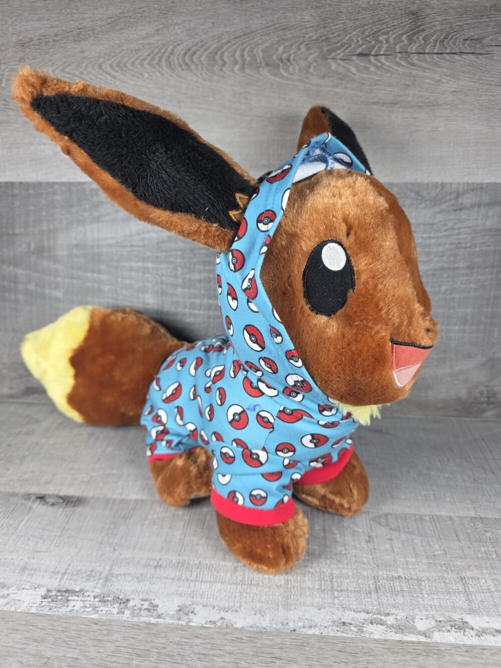 Build A Bear 16” Eevee Pokemon Plush w Pokeball Sleeper Pajamas Sound WORKS! g73